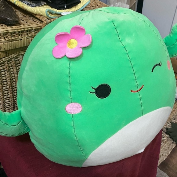 Maritza the Cactus 2021 Squishmallow  14” BIG butter soft cutie so pretty!! XXL - Picture 2 of 6